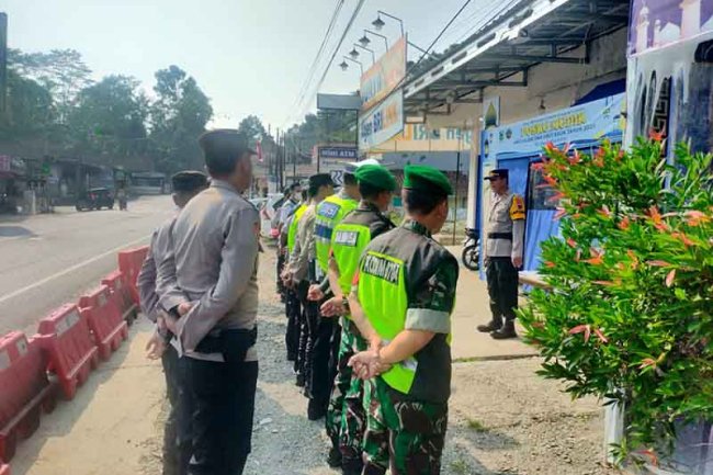 Sinergitas Tni POlri Amankan Arus Mudik Dalam Ramgka Ops Ketupat  TA 2023