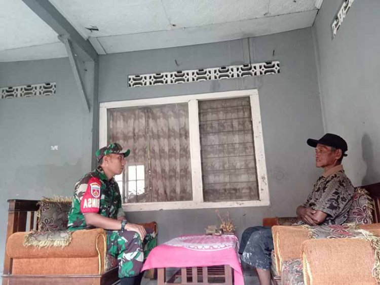 Bangun Keakraban melalui komsos babinsa dan tokoh masyarakat