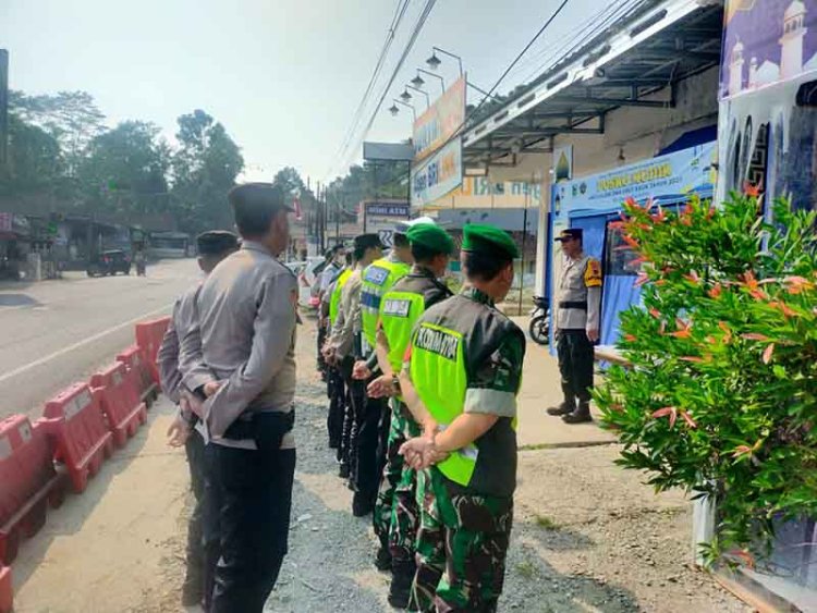 Sinergitas Tni POlri Amankan Arus Mudik Dalam Ramgka Ops Ketupat  TA 2023