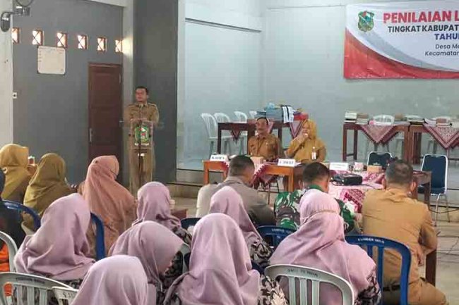 Babinsa Hadiri Penilaian Lomba Tingkat Kabupaten