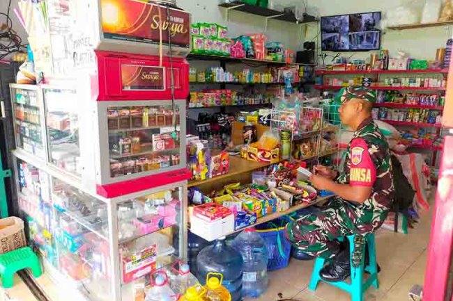 JALIN KEAKRABAN, BABINSA KOMUNIKASI SOSIAL DENGAN PEDAGANG