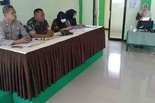 Babinsa Hadiri Lokakarya mini Bidang Kesehatan Triwulan II Tahun 2023