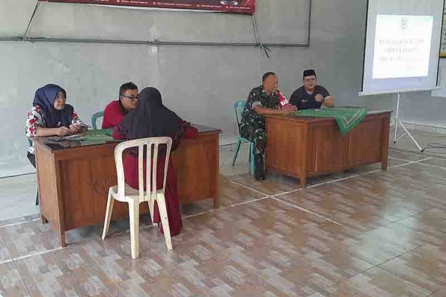 Serda Yusuf Roni melaksanakan pengamanan dan pendampingan penyaluran Bantuan Langsung Tunai