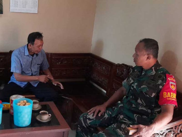 Babinsa Madukara Jalin silaturahmi Melalui Komsos Warga Binaan