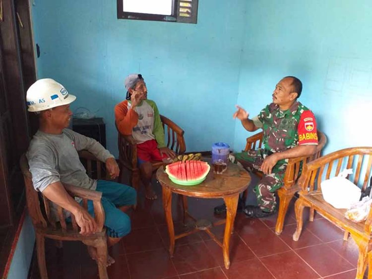 Mewujudkan Keakraban Babinsa Komsos Dengan Warga Binaannya