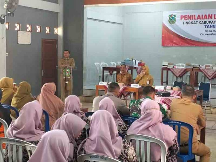 Babinsa Hadiri Penilaian Lomba Tingkat Kabupaten