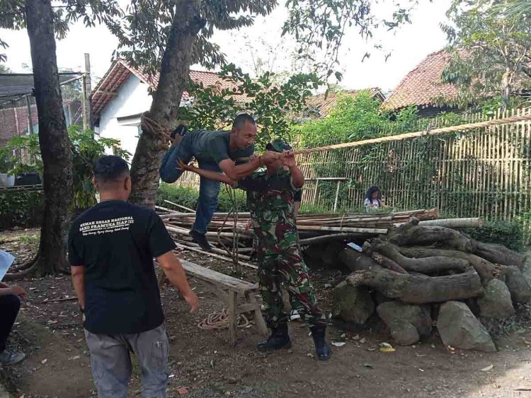 Latihan dalam Rangka Kegiatan Jambore Linmas Kabupaten Banjarnegara