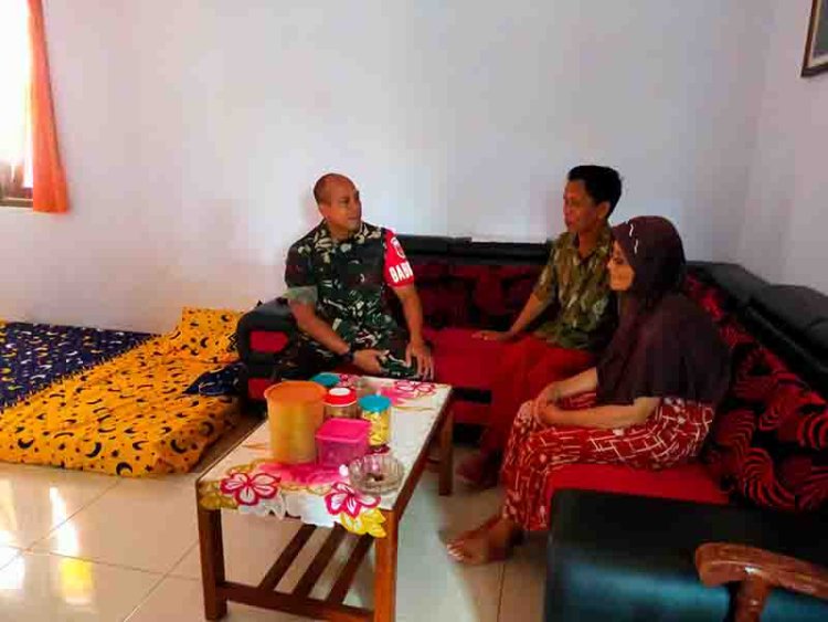 Babinsa silaturahmi dan Hubungan kerja yang baik di wilayah