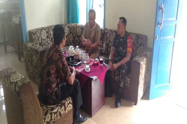 Pererat Sinergitas Babinsa Laksanakan Komsos Dengan Perangkata Desa