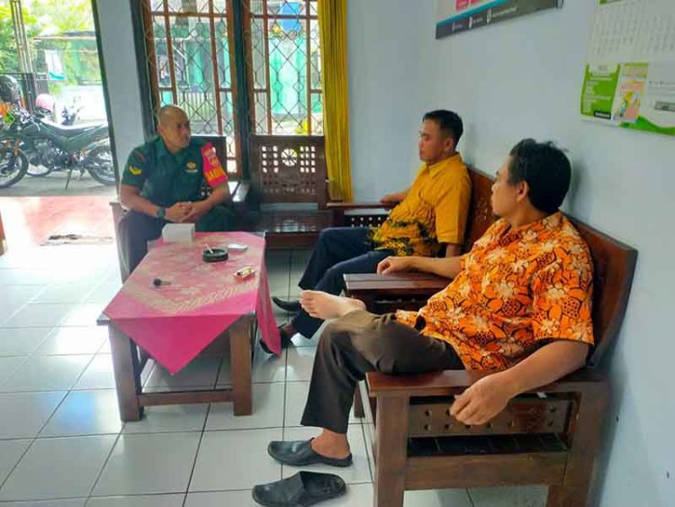 Babinsa Komsos Dengan Tokoh Masyarakat