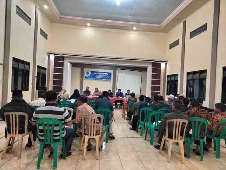 Babinsa Madukara Hadiri Musdes Penyusunan RKPDes Tahun 2024 Desa Limbangan