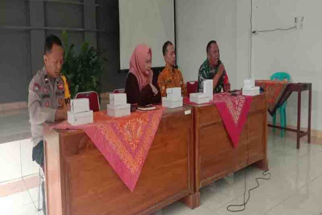 Babinsa Madukara Hadiri Musdes Perencanaan Pemilihan Perangkat Desa