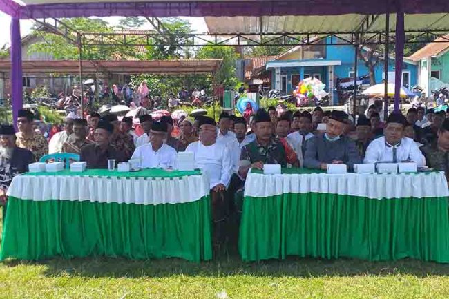 Babinsa Madukara Hadiri Pengajian Akbar Dalam Rangka Menyambut Tahun Baru Islam 1445 H