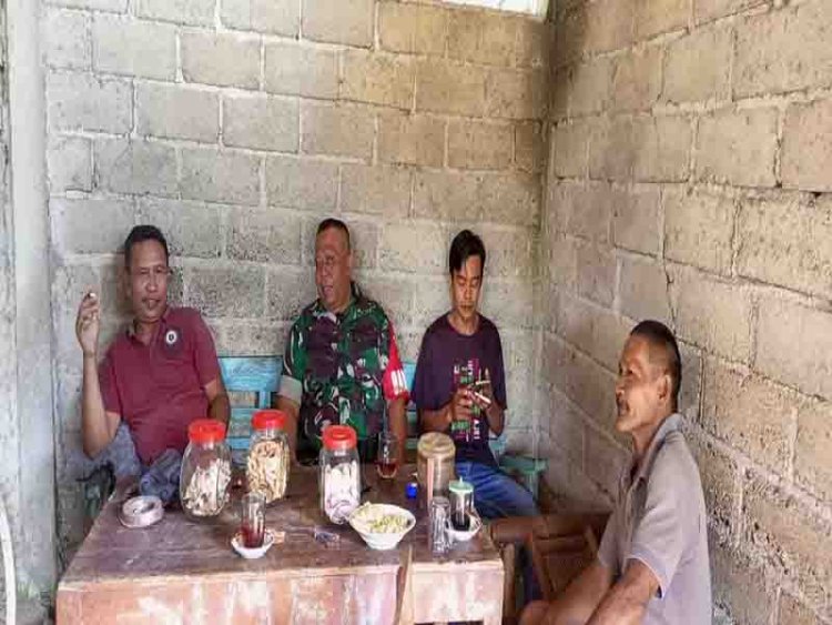 Mewujudkan Keakraban, Babinsa Komsos Dengan Warga Binaan