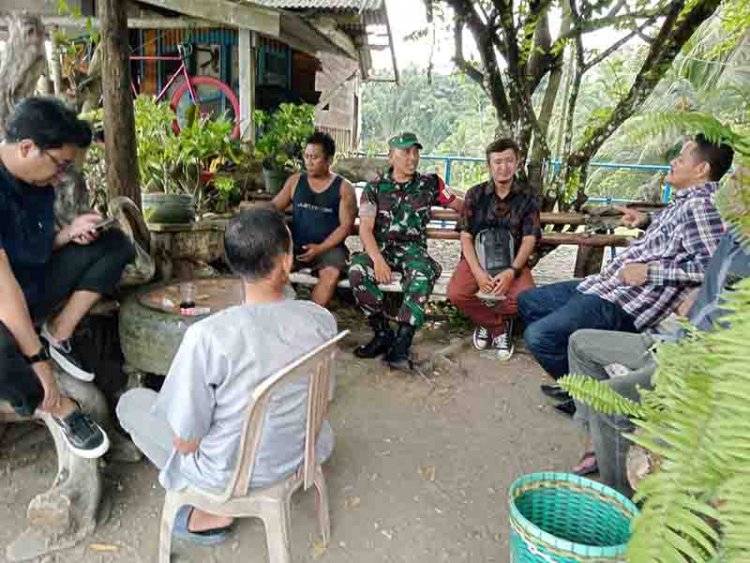 Mewujudkan Keakraban, Babinsa Madukara Komsos Dengan Warga Binaan 