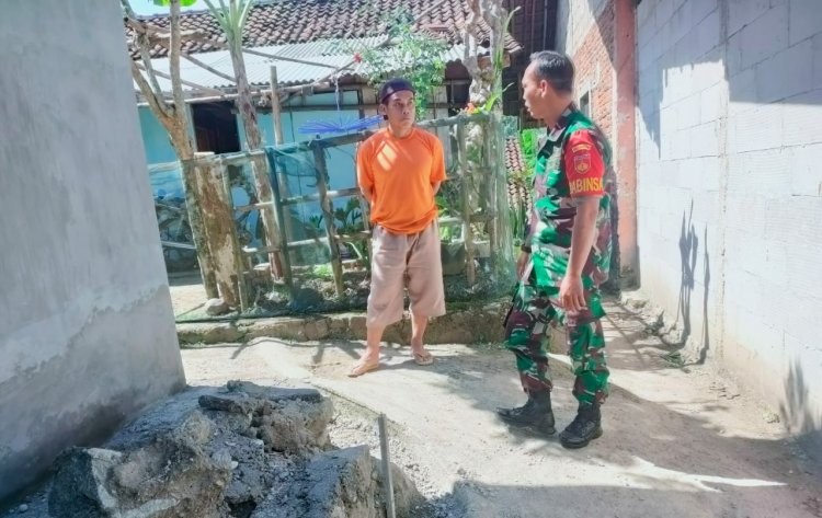 Mewujudkan Keakraban, Babinsa Madukara Komsos Dengan Warga Binaan 