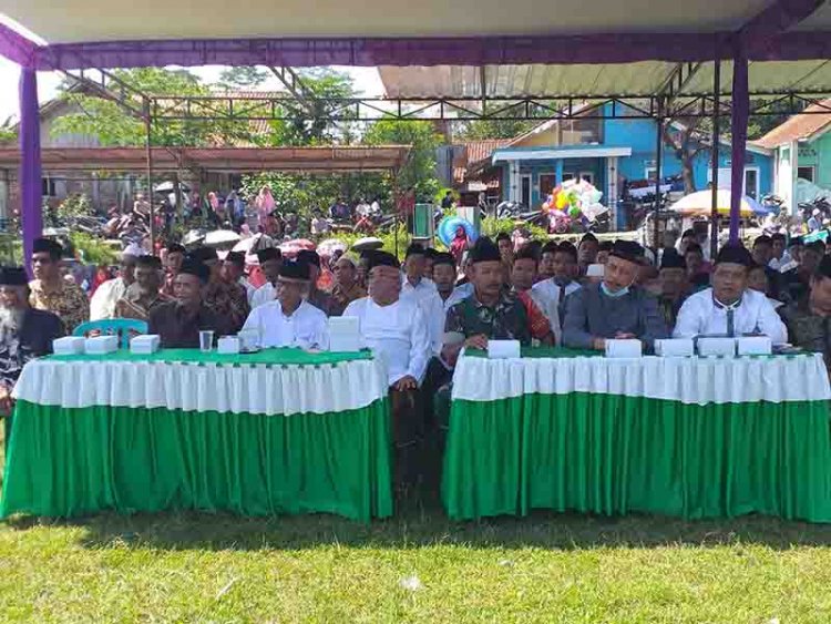 Babinsa Madukara Hadiri Pengajian Akbar Dalam Rangka Menyambut Tahun Baru Islam 1445 H