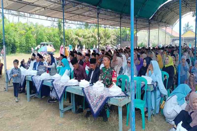 LESTARIKAN BUDAYA DESA, BABINSA MADUKARA HADIRI ACARA NGAJI BARENG MERTI DESA