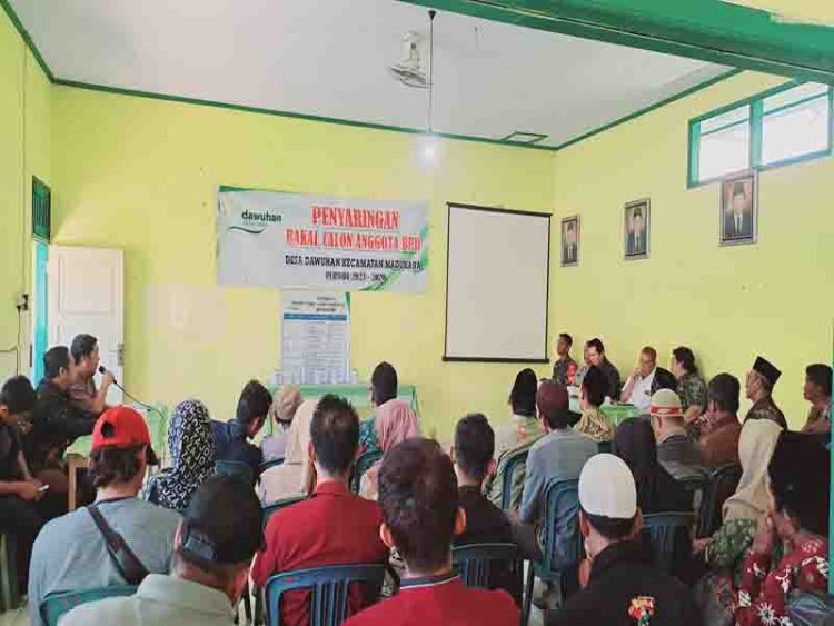 Babinsa Madukara Laksanakan Pemantauan Pemilihan Anggota BPD