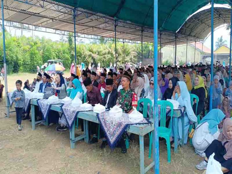 LESTARIKAN BUDAYA DESA, BABINSA MADUKARA HADIRI ACARA NGAJI BARENG MERTI DESA