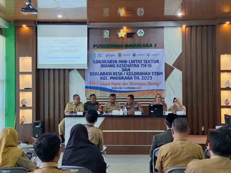 Babinsa Koramil 14/Madukara Menghadiri Mini Lokakarya Percepatan Penurunan Stunting