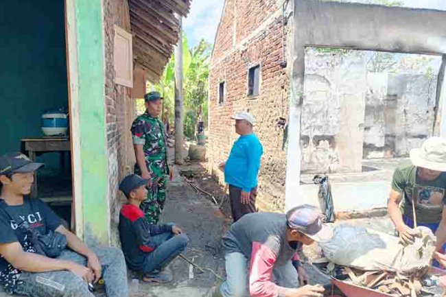 WUJUD KEPEDULIAN BABINSA, CEK LOKASI DAN LAKUKAN ANJANGSANA