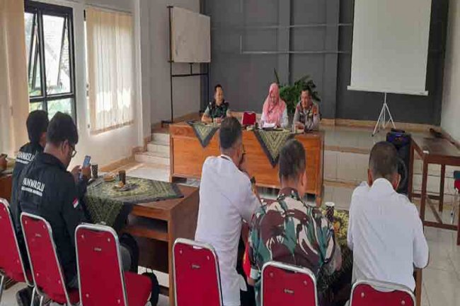 Sukseskan Pemilu 2024, Danramil 14/Madukara Hadiri Rakor Persiapan Pemilu 2024