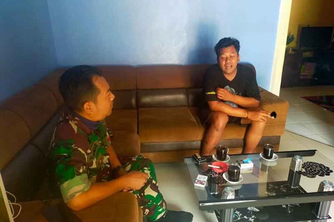 LEWAT KOMSOS, BABINSA HIMBAU WARGA BINAAN SAAT MUSIM KEMARAU