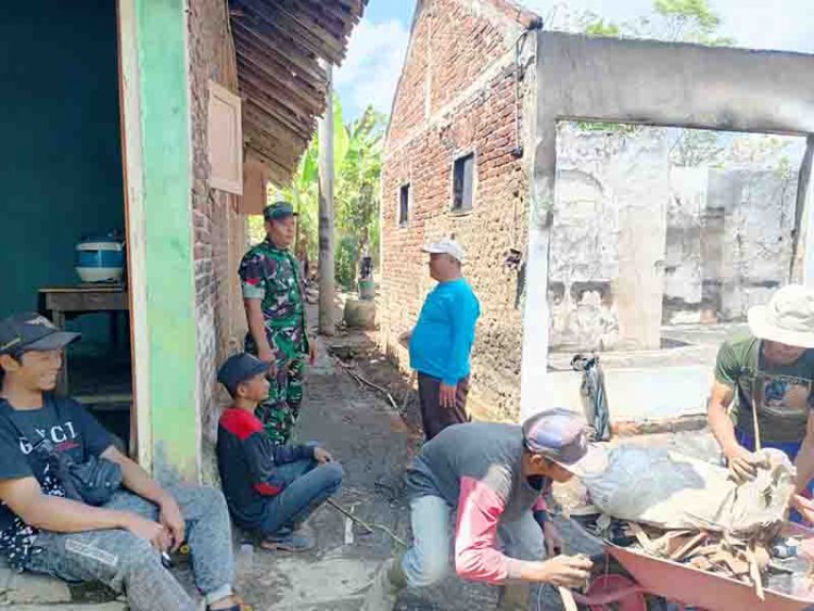 WUJUD KEPEDULIAN BABINSA, CEK LOKASI DAN LAKUKAN ANJANGSANA