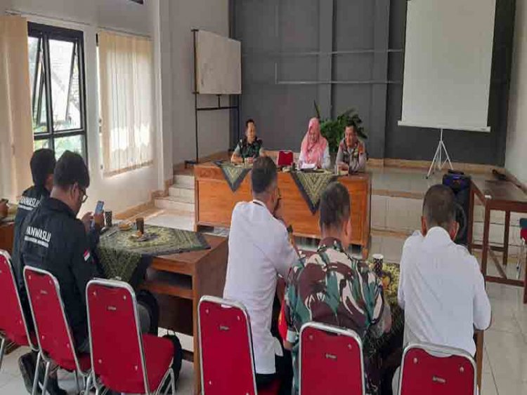 Sukseskan Pemilu 2024, Danramil 14/Madukara Hadiri Rakor Persiapan Pemilu 2024