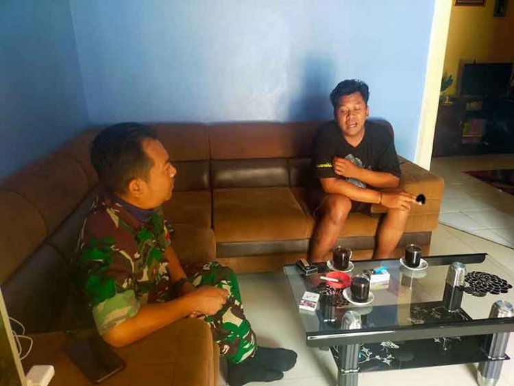 LEWAT KOMSOS, BABINSA HIMBAU WARGA BINAAN SAAT MUSIM KEMARAU