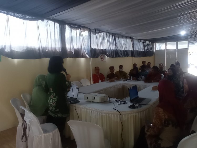 Mewakili Danramil, Babinsa Koramil 14/Madukara Hadiri undangan Penilaian Akreditasi Puskesmas Madukara 2