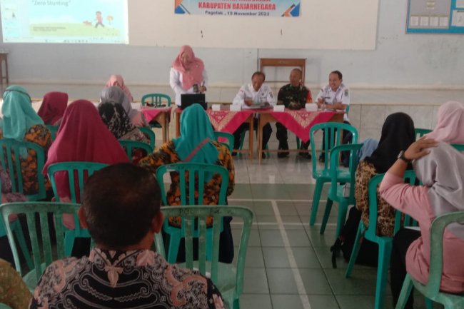 Babinsa Koramil 14/Madukara Hadiri Penanganan Strategi Penurunan Stunting