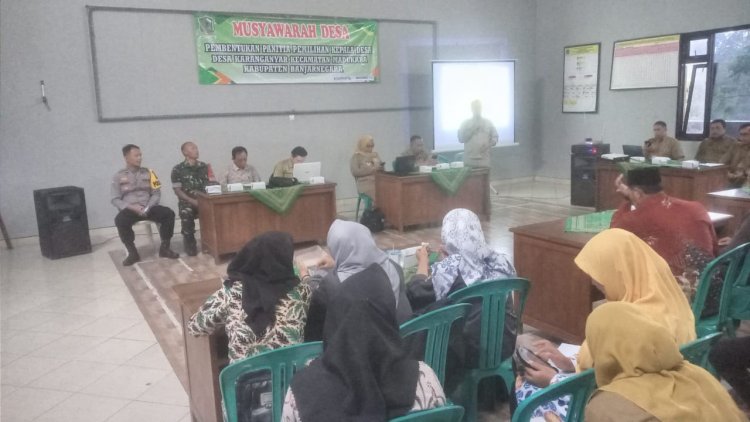 Babinsa Koramil 14/Madukara Hadiri Rapat Pembentukan Panitia Pemilihan Kepala Desa