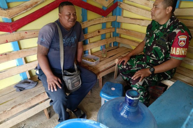 Babinsa Beri Motivasi Kepada Pelaku UMKM