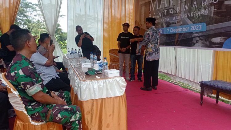 Babinsa Koramil 14/Madukara Menghadiri Doa Bersama Pembukaan Lokasi Pembangunan Perumahan