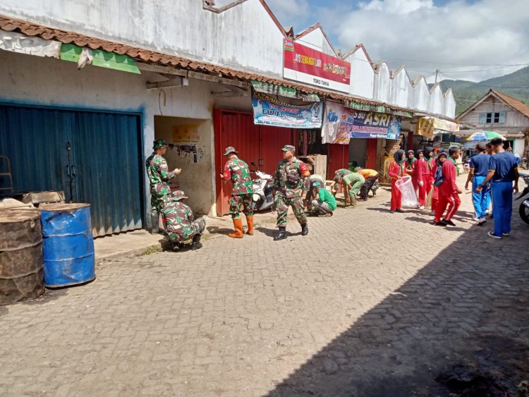 Kodim 0704/Banjarnegara, Peringatan Hari Juang Kartika TNI AD Ke-78 Tahun 2023 Gelar Karya Bakti Tanam Pohon Produktif