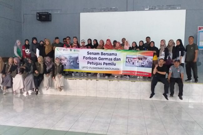 Sebagai Penggerak,Babinsa koramil 14/Madukara Laksanakan Senam Bersama Demi Budayakan Hidup Sehat 