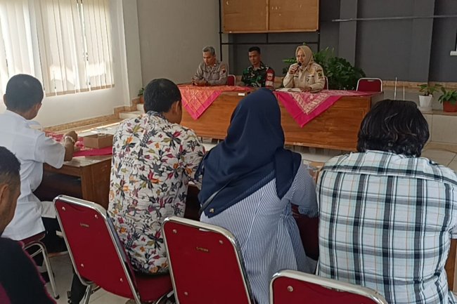 Jelang Pemilu 2024 Babinsa Wakili Danramil Hadiri Rapat Koordinasi PersiapanPemilu.