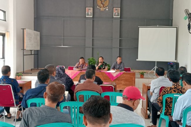 Rakor Dalam Rangka Pilkades Serentak Kec Madukara Danramil Madukara Sampaikan ini. 