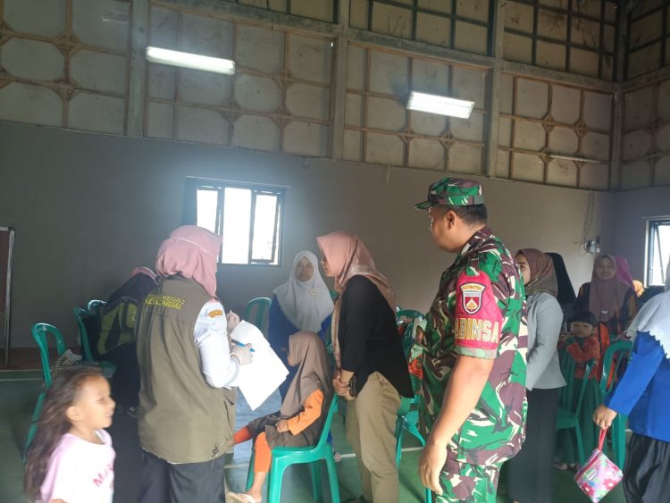 Laksanakan pendampingan Demi Suksesnya Sub PIN Polio Putaran 2