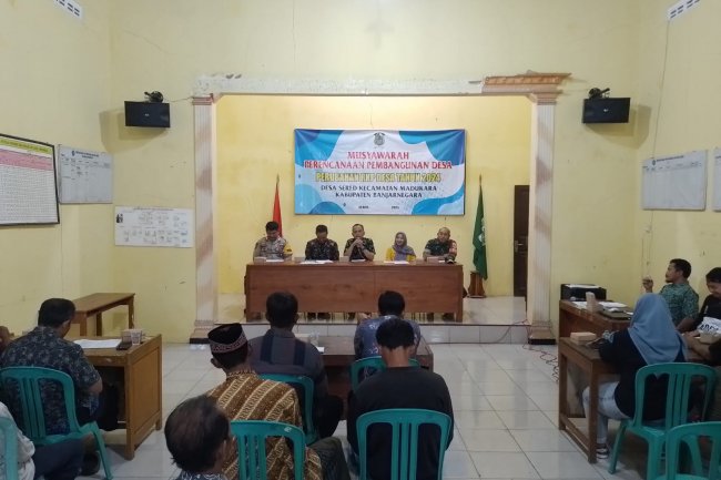 Hadiri Musrenbang Wujud Sinergi Babinsa dengan Pemerintah Desa Demi Kemajuan Desa