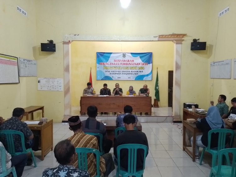 Hadiri Musrenbang Wujud Sinergi Babinsa dengan Pemerintah Desa Demi Kemajuan Desa