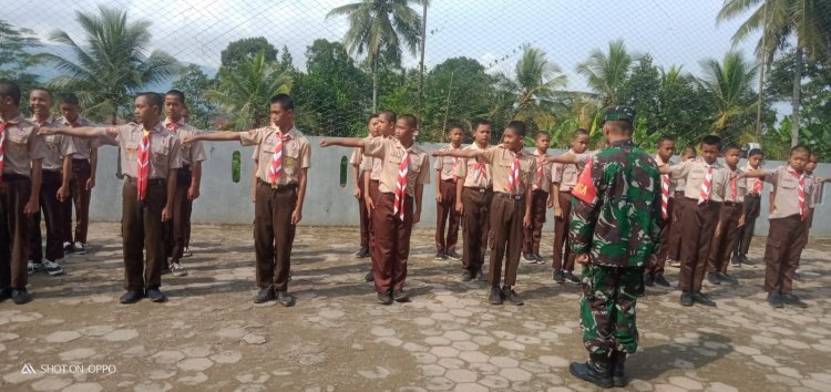 Bentuk Karakter Anak Bangsa Yang Hebat Babinsa Beri Materi Wawasan Kebangsaan