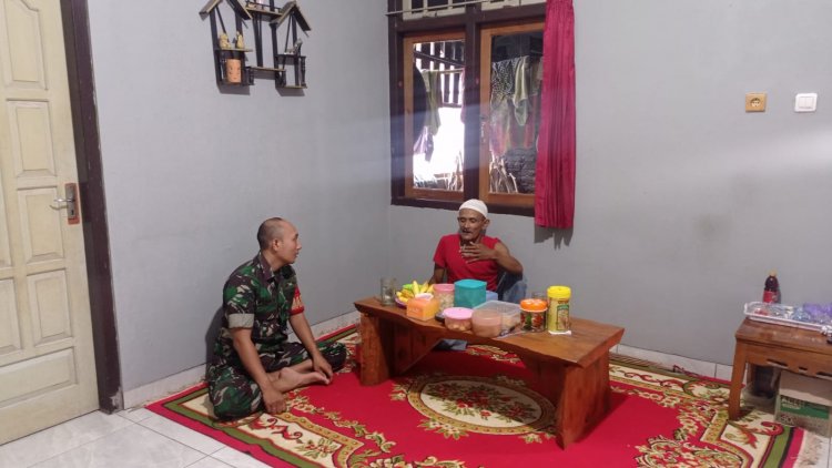 Bincang santai, jaga Hubungan Baik Babinsa Komsos Dengan Warga Binaan