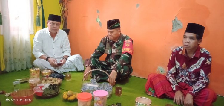 Kehadiran Babinsa,Menjadikan Halal Bi Halal Sebagai Momentum Untuk Pererat Tali Silaturahmi Dengan Warga Binaan.