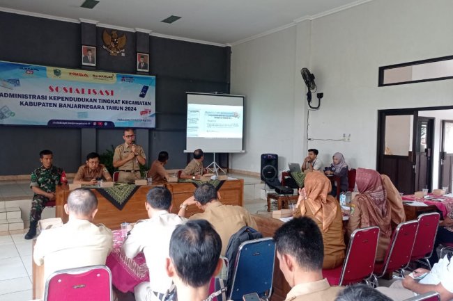 Koramil 14 /Madukara Hadiri Sosialisasi Administrasi Kependudukan Tingkat Kecamatan. Madukara