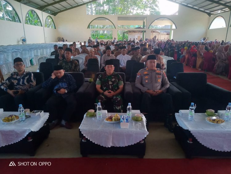 DANRAMIL 14/MADUKARA KODIM 0704/BANJARNEGARA KOREM 071/WIJAYAKUSUMA HADIRI IMTIHAN PTPT TAHFIDZ AL QUR’AN 30 JUZ BIL HIFDZI DAN NAHWU