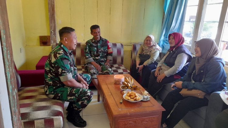 Babinsa Komsos dengan PPL Desa Untuk Bersinergi Dalam Meningkatkan Swasembada Pangan Nasional