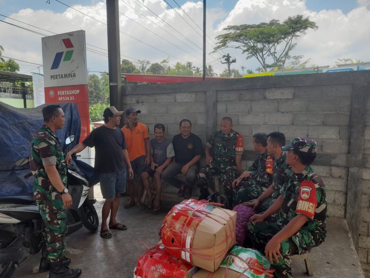 Babinsa Ciptakan Keakraban dengan Warga Binaan Melalui Komsos